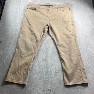 TPJ Creators of the Perfect Jean Men 44x30 Athletic Fit Khaki Tan Pants J05V3DNK
